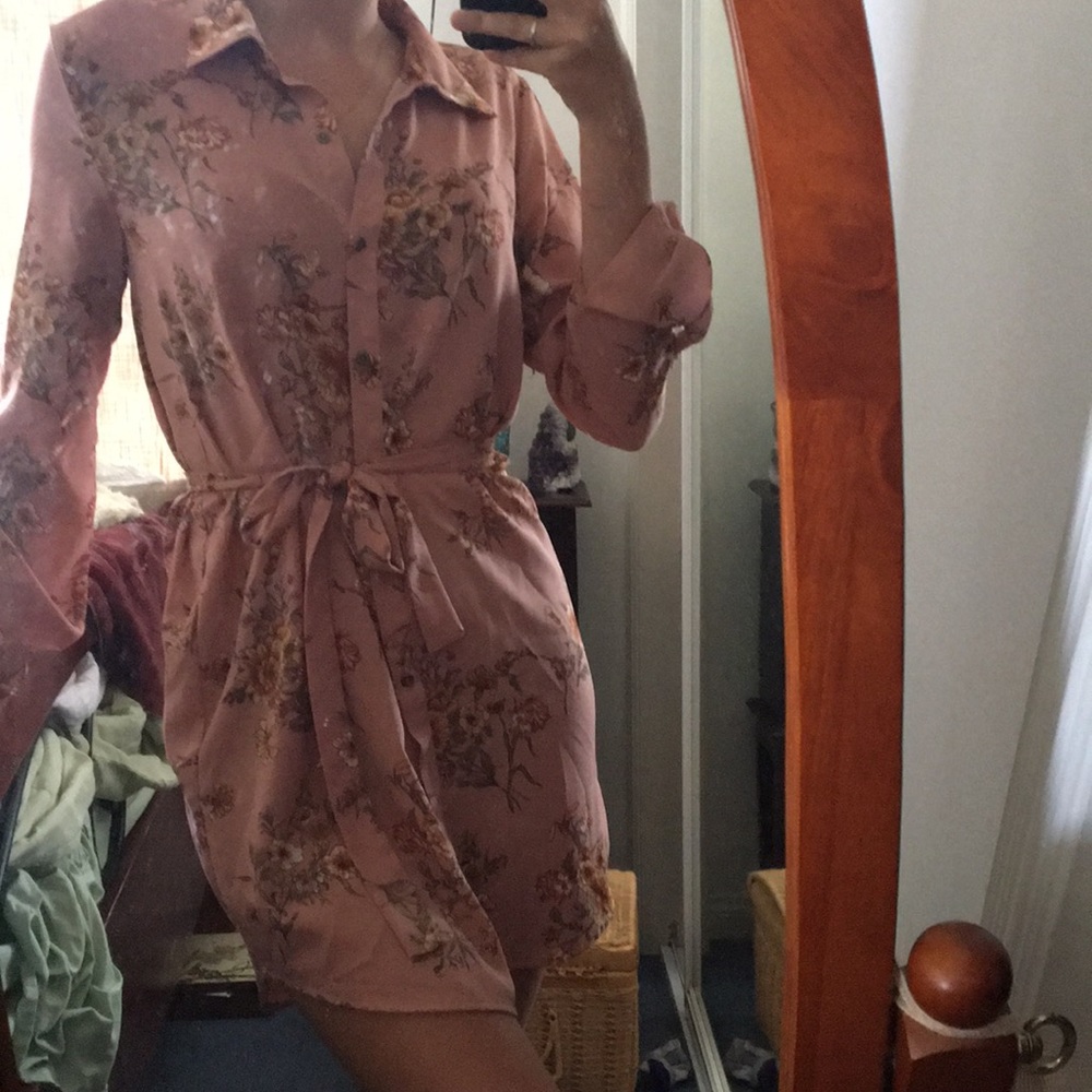 Business casual maybe floral print dress